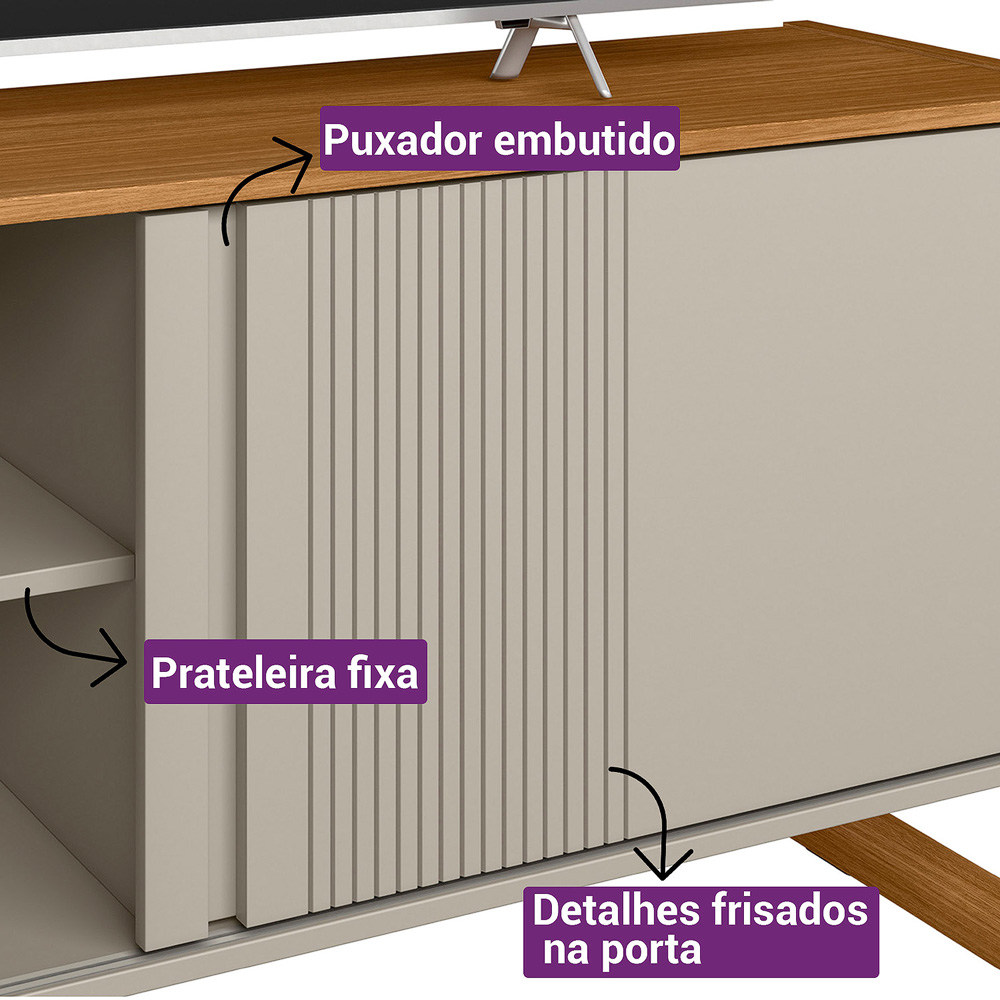 Linea - Rack Gold 1.4Nature e Off White - Croqui Atributos Detalhe 01